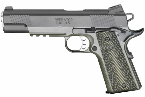 Springfield 1911 Loaded MC Operator .45 ACP with G10 Grips and Night Sights