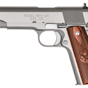 Springfield 1911 Mil-Spec .45 ACP Stainless Steel with 6 Magazines and Range Bag