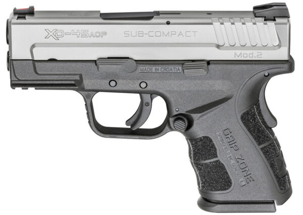 Springfield XD Mod.2 45 ACP Sub-Compact Bi-tone Essentials Package with GripZone (Compliant)