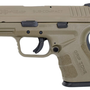 Springfield XD Mod.2 45 ACP Sub-Compact with Flat Dark Earth (FDE) Frame and Slide