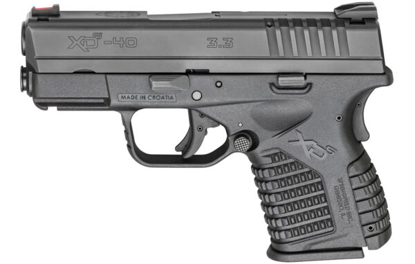 Springfield XDS 3.3 Single Stack 40 S&W Black Essentials Package
