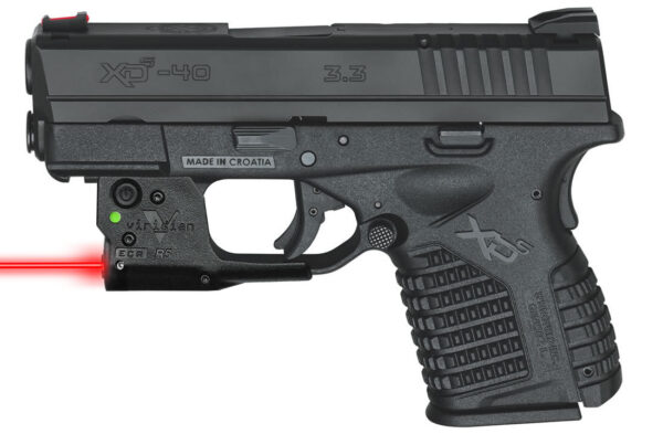 Springfield XDS 3.3 Single Stack 40 S&W Black Essentials Package with Viridian R5 Red Laser