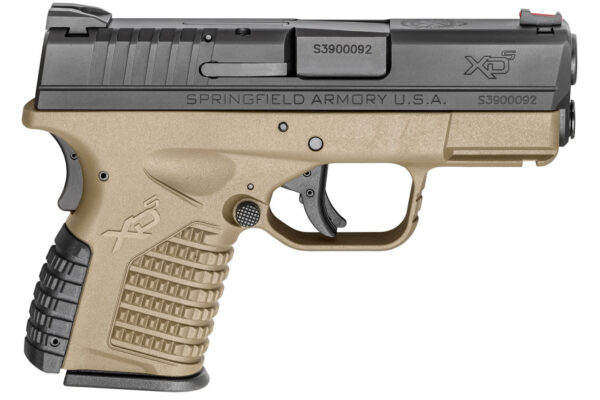 Springfield XDS 3.3 Single Stack 40 S&W Flat Dark Earth (FDE) Essentials Package