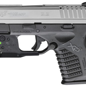 Springfield XDS 3.3 Single Stack 45ACP Bi-Tone Essentials Package with Viridian R5 Red Laser