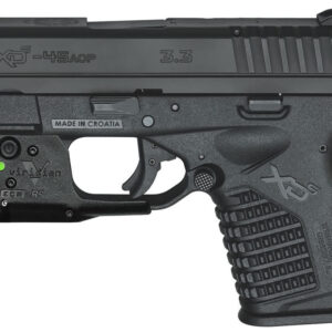 Springfield XDS 3.3 Single Stack 45ACP Black Essentials Package with Viridian R5 Red Laser