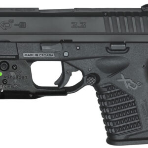 Springfield XDS 3.3 Single Stack 9mm Black Essentials Package with Viridian R5 Red Laser