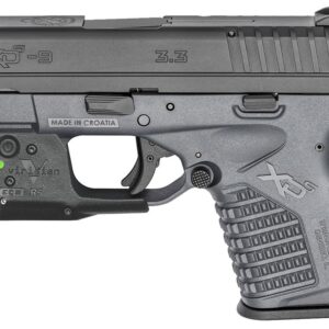 Springfield XDS 3.3 Single Stack 9mm Tactical Gray Essentials Package w/ Viridian Red Laser