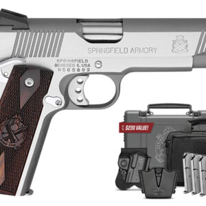 Springfield 1911 Loaded .45 ACP Stainless Steel with Instant Gear Up Package