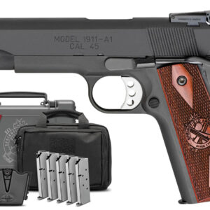 Springfield 1911 Range Officer 45 ACP with Adjustable Target Sight and Instant Gear Up Packa