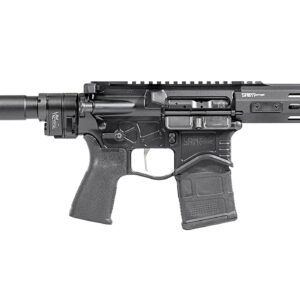Springfield Custom Saint Edge 5.56mm Semi-Auto AR-15 Pistol with Law Tactical Folding Stock Adaptor and Hex Dragonfly Red Dot