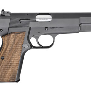 Springfield Model SA-35 9mm Pistol with Walnut Grips and Matte Blued Finish