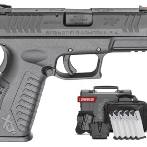 Springfield XDM 9mm 3.8 Full-Size Black Instant Gear Up Package with 5 Mags, Range Bag, Holster and Mag Pouch