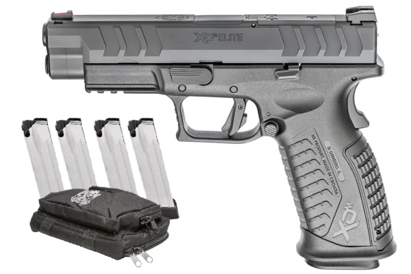 Springfield XDM Elite 4.5 OSP 10mm Gear Up Package with Five Magazines and Range Bag