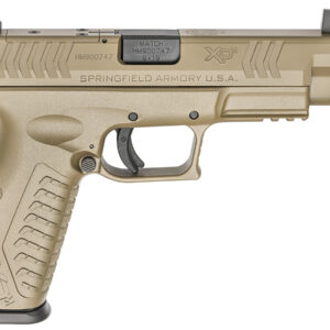 Springfield XDM OSP 9mm 4.5 Full-Size Optics-Ready Desert FDE Pistol with Threaded Barrel