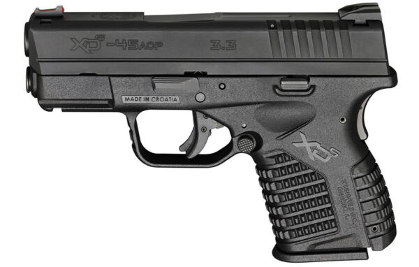 Springfield XDS 3.3 Single Stack 45ACP Black Essentials Package (Manufacturer Sample)