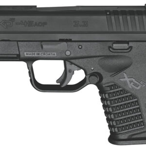 Springfield XDS 3.3 Single Stack 45ACP Black (Manufacturer Sample)