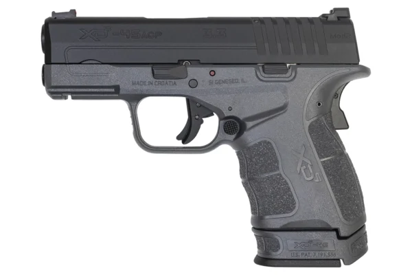 Springfield XDS Mod.2 3.3 Single Stack 45 ACP Pistol with Fiber Optic Sight and Two Tone Gray Finish