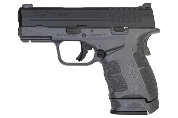 Springfield XDS Mod.2 3.3 Single Stack 45 ACP Pistol with Tritium Front Sight and Two Tone Gray Finish